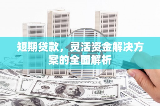 鹤壁短期贷款，灵活资金解决方案的全面解析