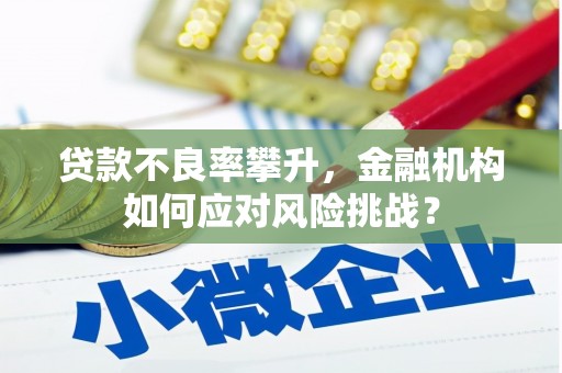 鹤壁贷款不良率攀升，金融机构如何应对风险挑战？