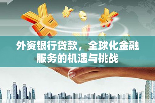 鹤壁外资银行贷款，全球化金融服务的机遇与挑战